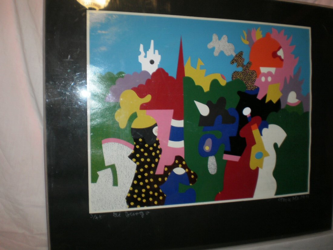 OTMAR ALT GERMAN (B-1940) CONTEMPORARY LITHOGRAPH: ***THERE IS NO BUYER PREMIUMS ON THIS LOT! ***ARTIST: OTMAR ALT GERMAN (B-1940) ***TITLE: ??? ***MEDIUM: LIMITED EDITION COLORS LITHOGRAPH ***SIGNED: OTMAR ART ***NUMBERED: L/L 3/XX ***DATE: ABOUT L/R