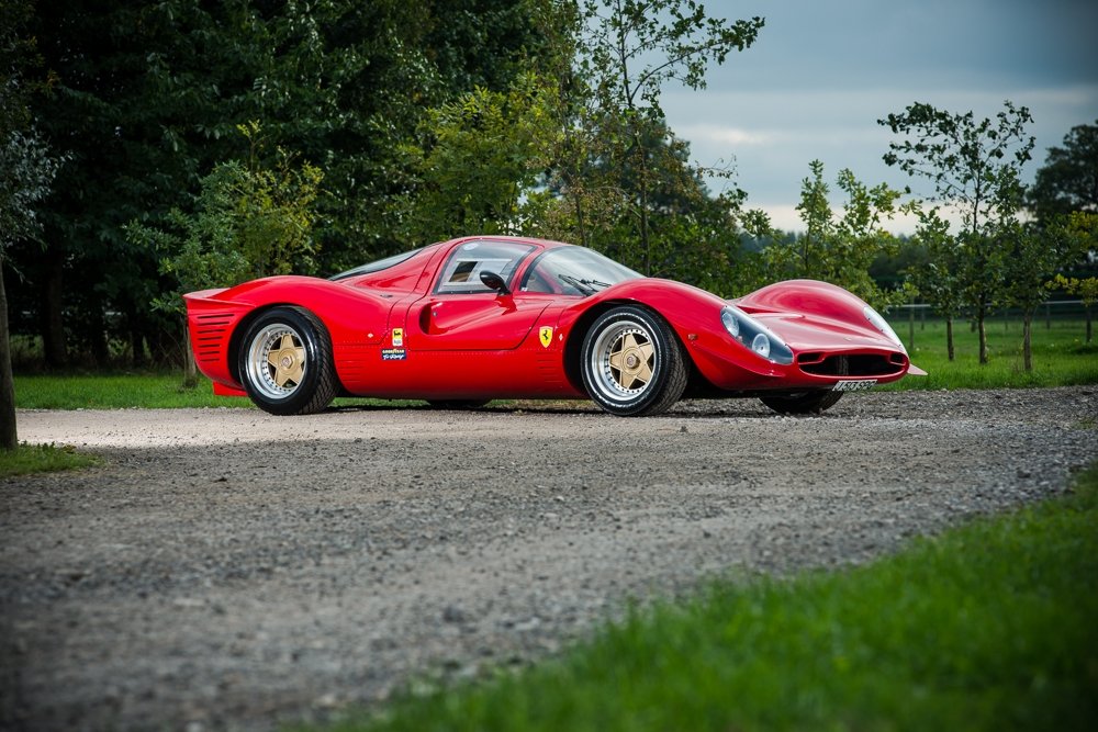 1992 Ferrari 330 Noble P4 Replica: 1967 was a banner year for Ferrari as it introduced the mid-engine 330 P4, a renowned V12 endurance car meant to replace the previous year's P3. Only four Ferrari P4-engined cars were ever made: one P