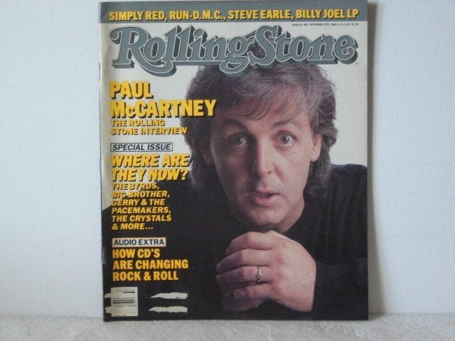 BEATLES RARE ROLLING STONE P MCCARTNEY INTERVIEW 1986 (1 of 2)