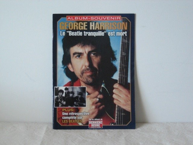 BEATLES RARE FRENCH MAG ON GEORGE HARRISON DEAD 2001: BEATLES RARE FRENCH MAG ON GEORGE HARRISON DEAD 2001. FROM DERNIERE HEURE MAGASIN !! BEATLES GEORGE HARRISON ( LE BEATLE TRANQUILLE EST MORT ) !! THE QUIETBEATLES IS DEAD !! IN MINT CONDITION !! COOL