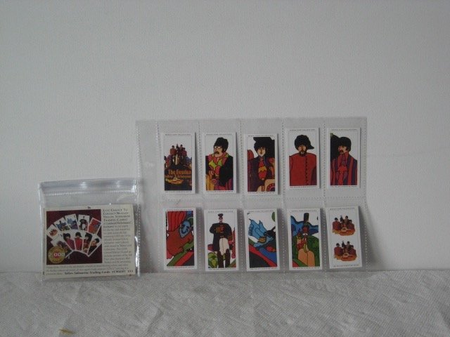 BEATLES RARE OF THE RAREST MINI CARD COLL WITH ADVERT (1 of 4)