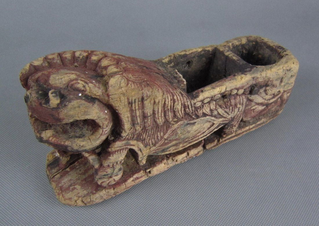 Stunning Museum Ming Dynasty Wood Carpenter Ink Marker (1 of 5)