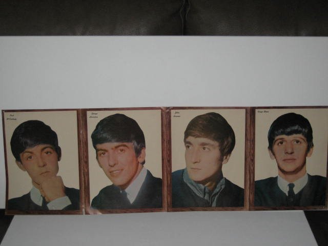 Beatles rare 1964 Litho-Photos From Dick Clark Coll: Very Rare Color Photo -Litho Of Early Beatles from Dick Clark Collection ! Ready to frame !!