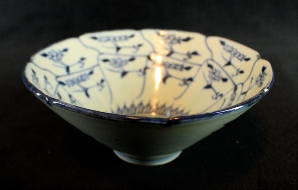 Exquisite Rare White Blue Bowl From Ming Dynasty 15th (1 of 3)