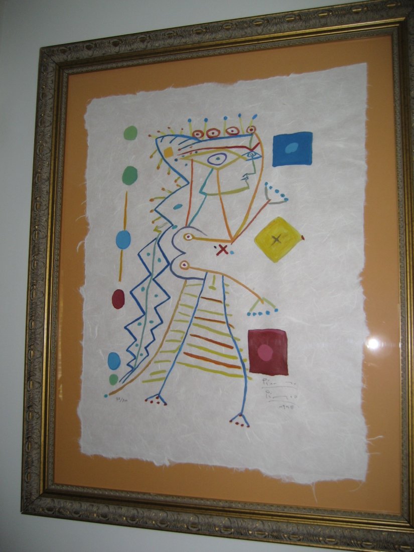 Original Pablo Picasso 1958-60 La Dame aux Dés Mourlot (1 of 10)