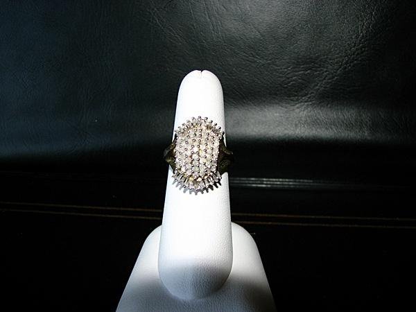 Amazing Lady's 10K Yellow Gold Diamond Ring Cushion (1 of 4)
