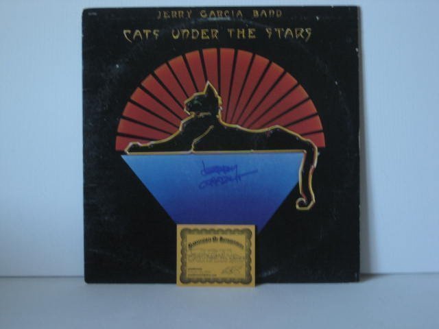 GRATEFUL DEAD JERRY GARCIA SIGNED ALBUM COA+TICKET+USD$ (1 of 1)