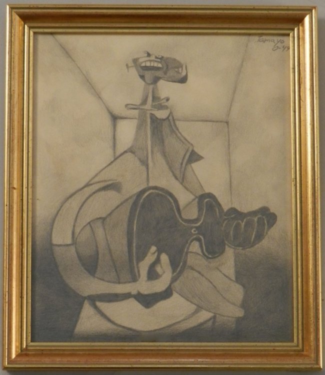 Rufino Tamayo (Mexican, 1899-1991) Graphite on Paper (1 of 5)