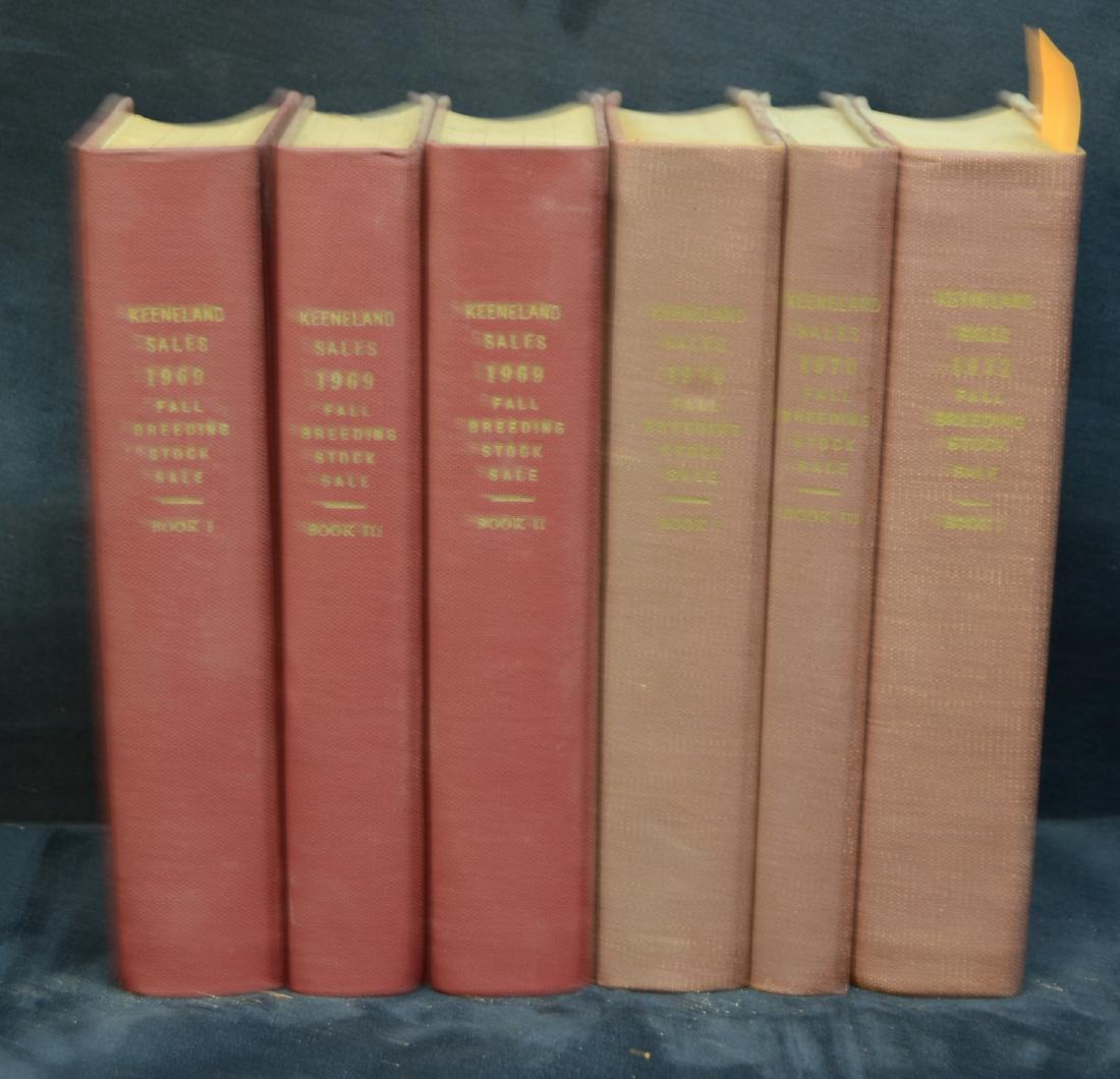 7 Bound Keenland Sale Catalogues from 60's and 70's: 7 Bound Keenland Sale Catalogues from 60's and 70's