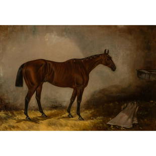 Thomas James Scott - Ban Fox: Thomas James Scott American, 1824-1888 Ban Fox Oil on canvas Signed & inscribed 1885 Ban Fox was a champion 2-year-old bred by Major Barak G. Thomas at Dixiana Stud Farm in Kentucky. Purchased by Jack