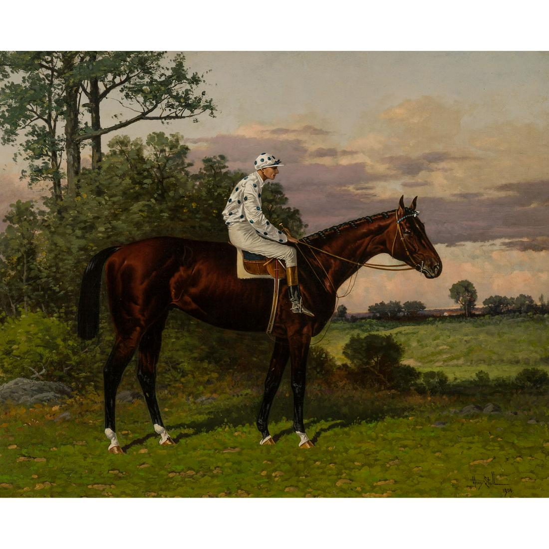 Henry  Stull - Domino with Jockey Up (1 of 2)