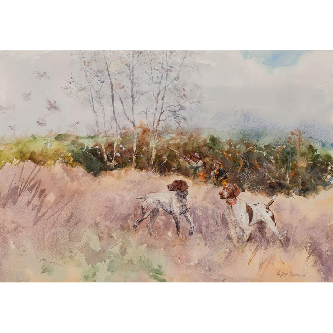 Sandra Oppegard - Pointers, Quail Hunting (1 of 2)
