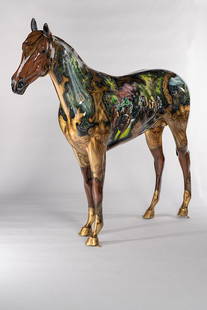 LexArts - Agustin Zarate - Keeneland 2020: LexArts Augustin Zarate (Mexican, b. 1976) KEENELAND 2020 Cast Fiberglass Sponsor: Keeneland Inspiration: This is going to be special. In some ways, I did dream about it, doing a commission for