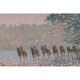 Peter Howell - Winter Exercise: Peter Howell British, b. 1932 Winter Exercise Oil on canvas Signed