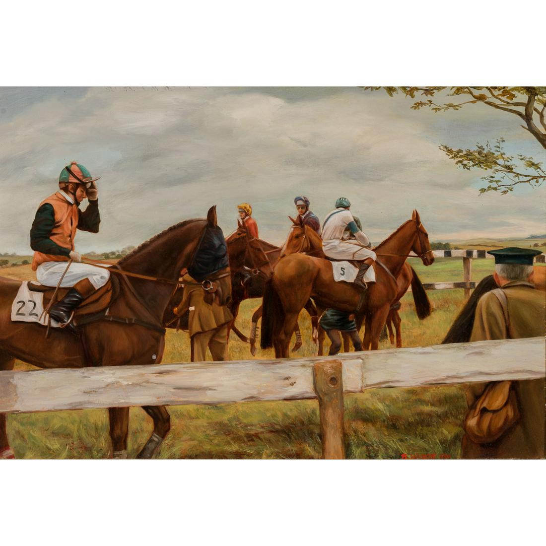 Brian Whiteside - In the Saddling Paddocks (1 of 2)