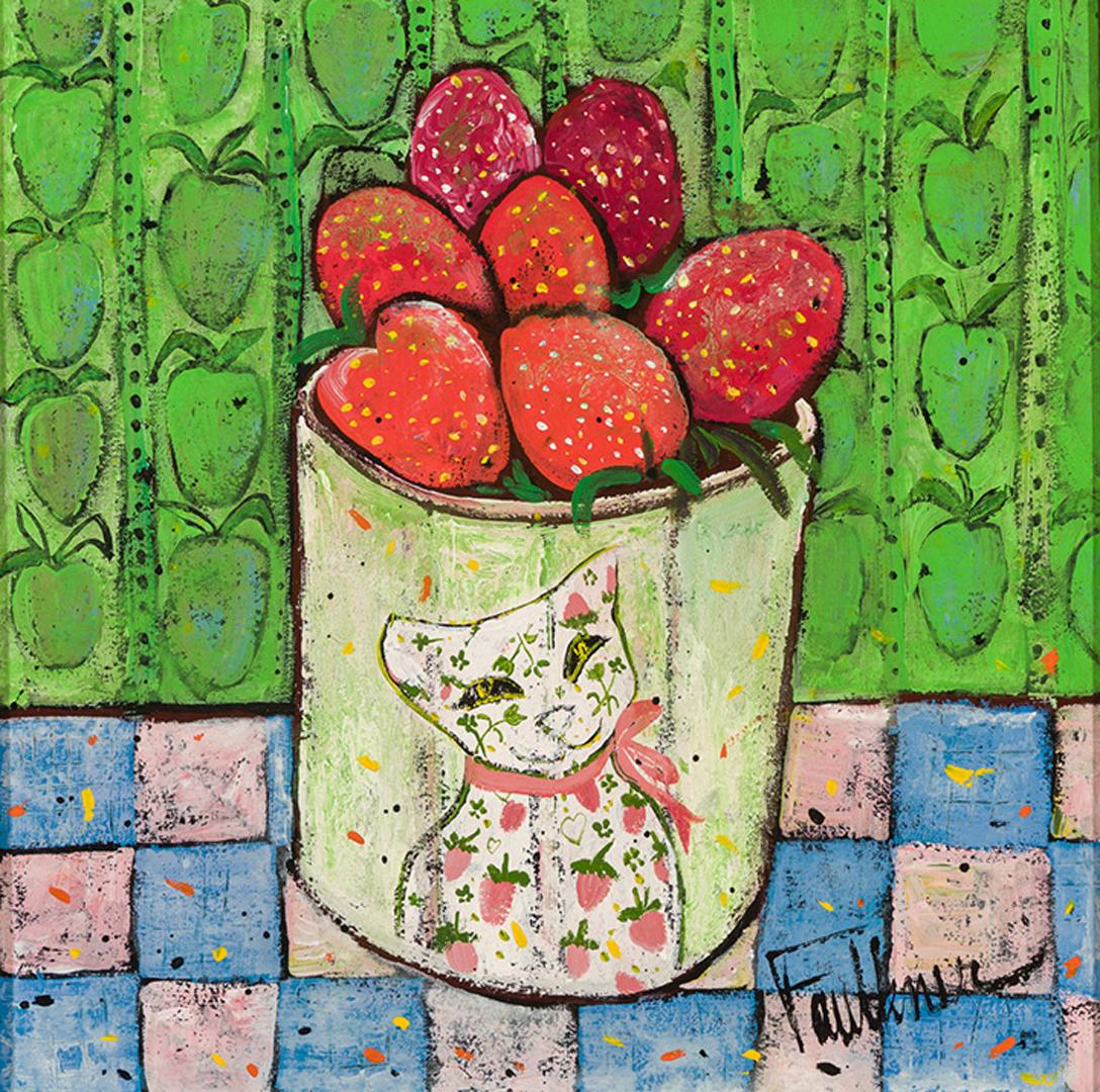 Henry Lawrence Faulkner - Strawberry the Cat (1 of 3)