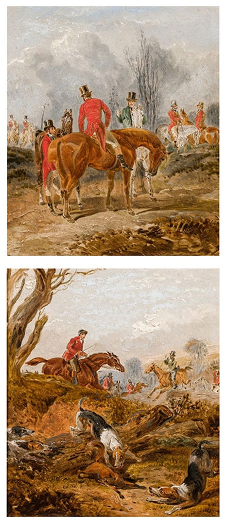 Henry Thomas Alken Sr.  -  The Meet, The Kill (a pair) (1 of 5)