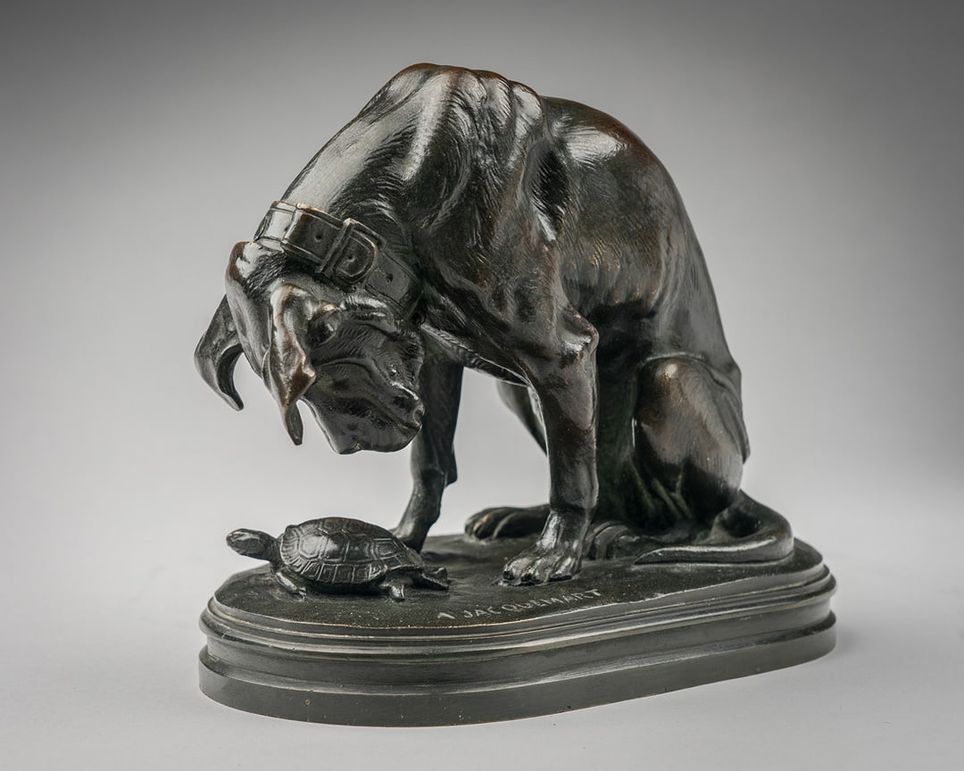 Henri Alfred Marie Jacquemart  -  Chien Et Tortue (1 of 4)