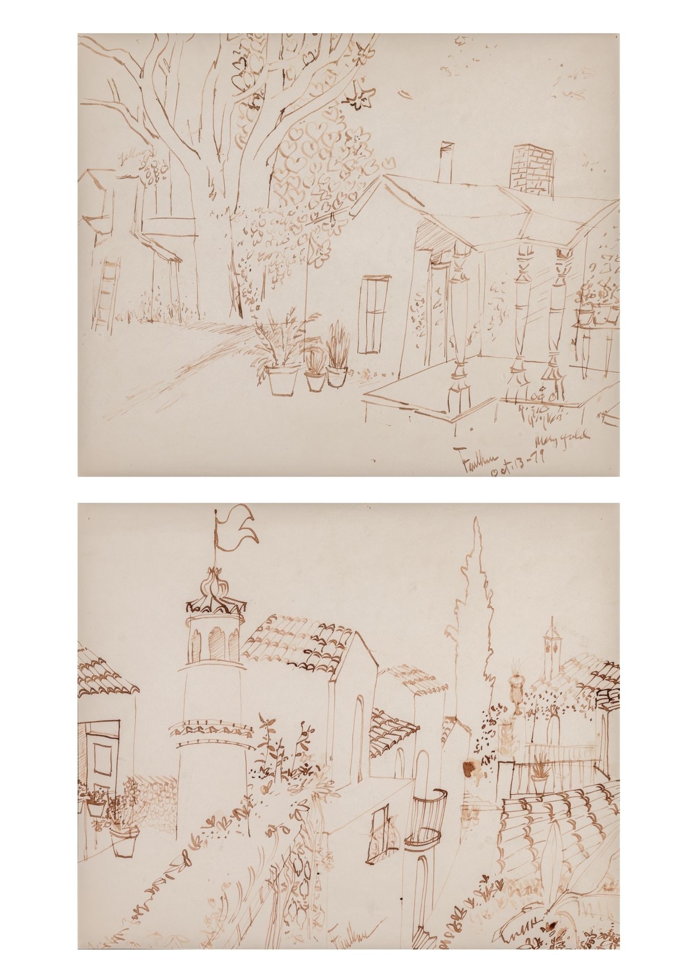 Faulkner, Henry  -  Street Scenes (a pair) and Ephemera (1 of 20)