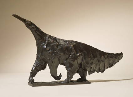 Ant Eater: Mark Coreth (British, b. 1958) ANT EATER Bronze, 11" x 20 1/4", edition 1of 9