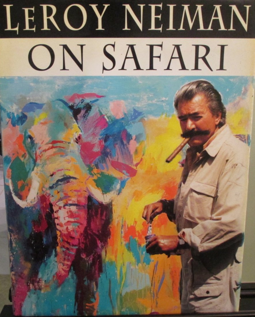 Signed Leroy Neiman"On Safara" Coffee Table Book: LeRoy Neiman's Signed "On Safara" Coffee Book. It is copyrighted 1997. In very good condition.