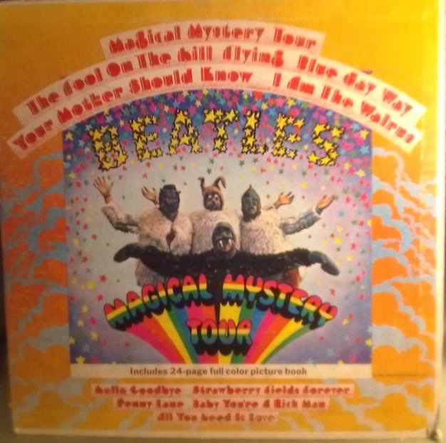 The Beatles ' Magical Mystery Tour' 1967 Release: The Beatles 'Magical Mystery Tour' Recorded in New England, Released in the United States,27 November 1967, Capitol mono LPMAL 2835, stereo LP† SMAL 2835. Gate Fold with 24 page Color Booklet attach