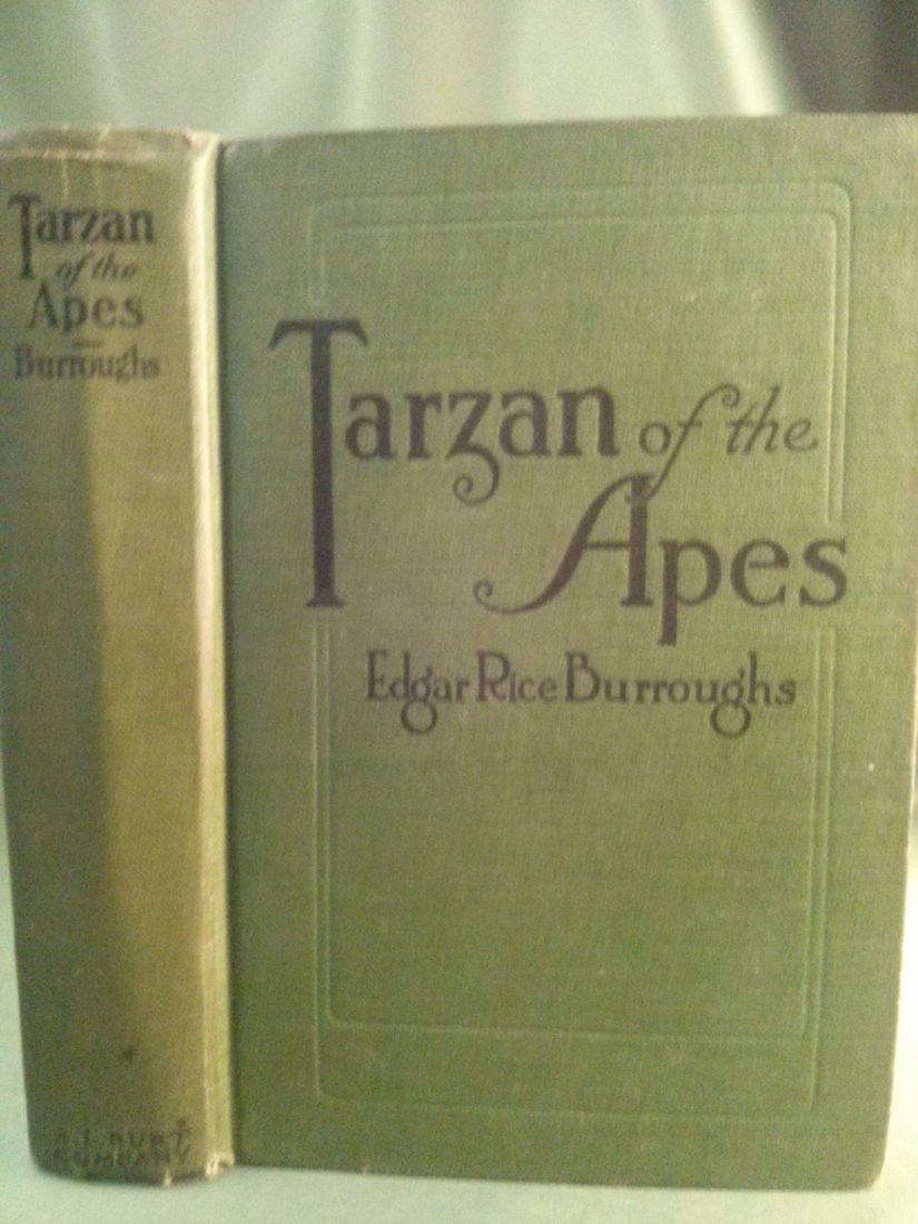 Edgar Rice Burroughs TARZAN of the APES 1914 1st ed.: Edgar Rice Burroughs TARZAN of the APES 1914 1st ed. Publisher A. L. Burt Company, New York. Copyright A.C. McClurg & Co. 1914 Published June 1914, Copyright in Great Britain. Inscribed as a gift on f