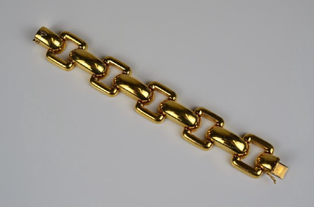 YELLOW GOLD LARGE LINK BRACELET (1 of 5)