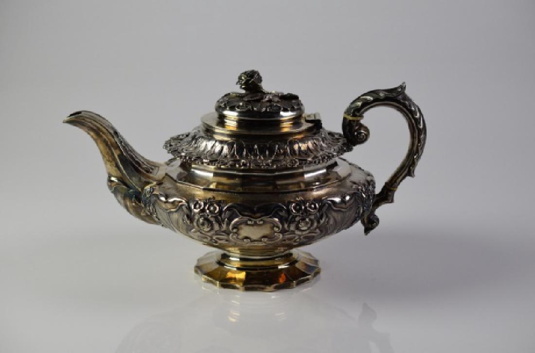 IRISH SILVER TEAPOT (1 of 5)