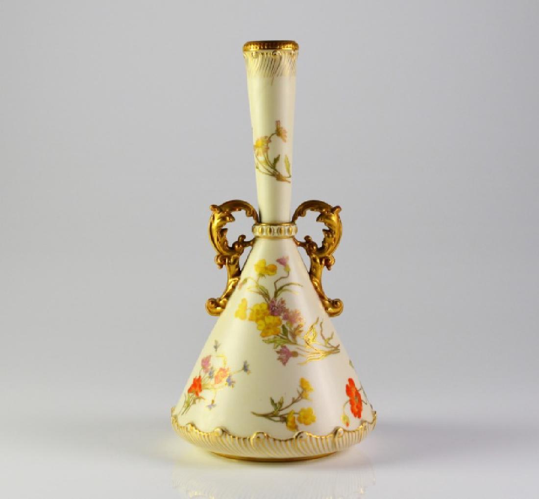 LARGE ROYAL WORCESTER PORCELAIN VASE (1 of 4)