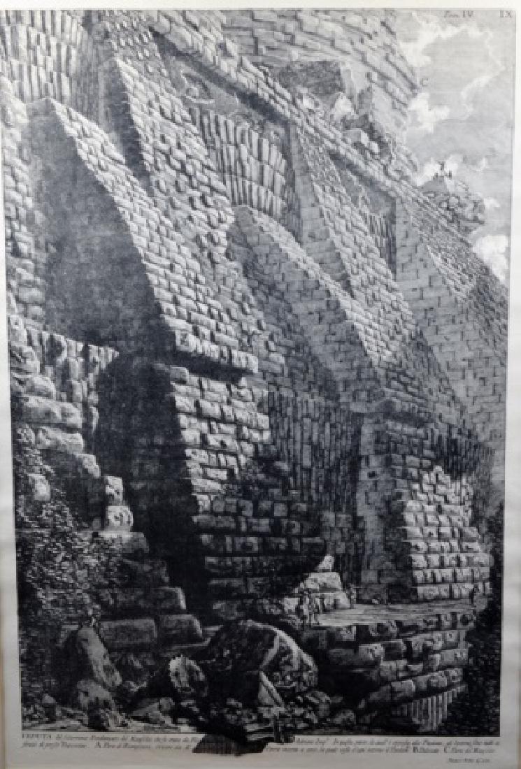 TWO ANTIQUE FRAMED PIRANESI ENGRAVINGS (1 of 8)