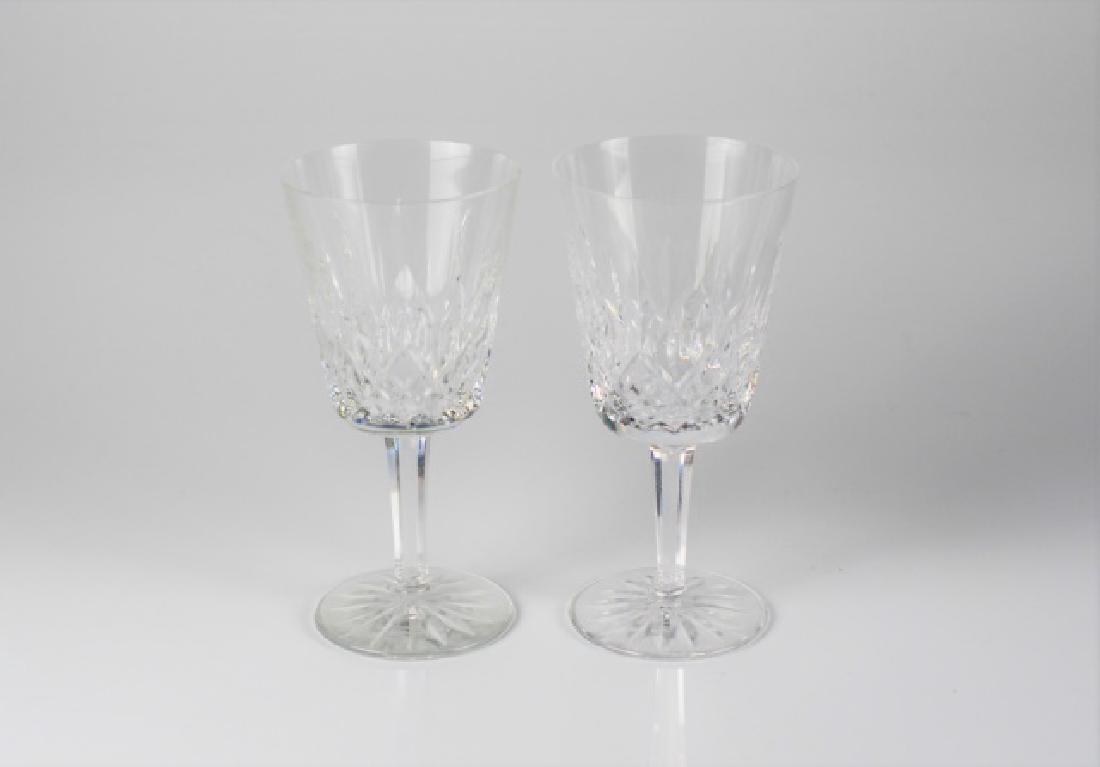 EIGHT WATERFORD WATER GOBLETS (1 of 1)