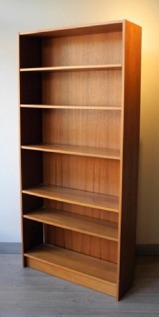 TEAK DESK AND DANISH TEAK BOOKCASE (1 of 2)
