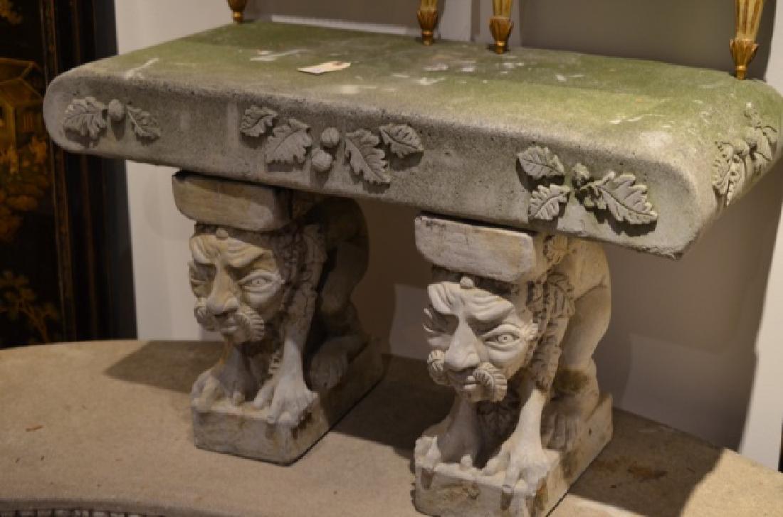 CEMENT GARDEN BENCH (1 of 1)