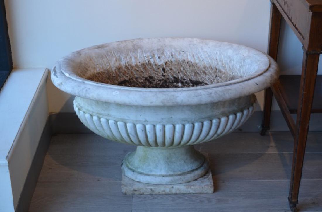 Monumental finished concrete garden urn (1 of 1)