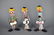 Murano Glass Musical Clowns