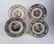 FOUR PIECES OF MULBERRY 19TH C. TRANSFERWARE