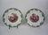 TWO 19TH C. TWO COLOURED TRANSFERWARE PLATES