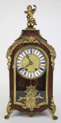 19TH CENTURY BRONZE & BOULLE CLOCK (1 of 9)