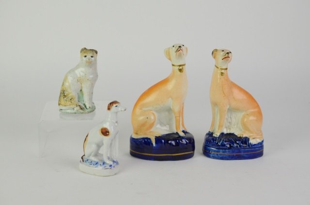 FOUR EARLY STAFFORDSHIRE FIGURES (1 of 3)