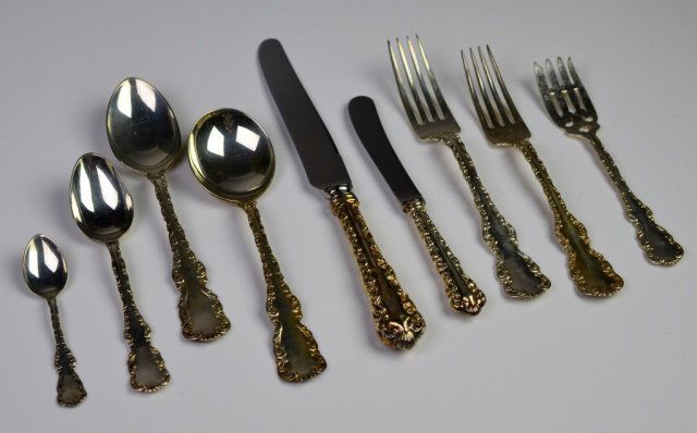 RODEN LOUIS PATTERN SILVER FLATWARE (1 of 2)