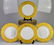SARASTO MAGIC FLUTE GOLD PORCELAIN PLATES