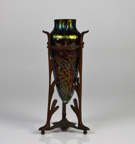 LOETZ ART GLASS VASE (1 of 5)