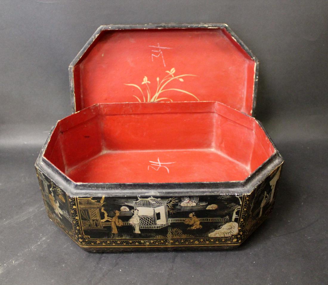 A LARGE WOODEN BOX (1 of 7)