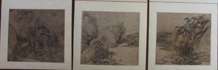 Wang Hui (1632~1717), Chinese painting Album: Wang Hui (1632-1717) A set of eight , fine Chinese water color paintings with seals of the major artist , 18/19th century. 34x35cm(13.5x14in) 王翬 八開冊頁 鈐