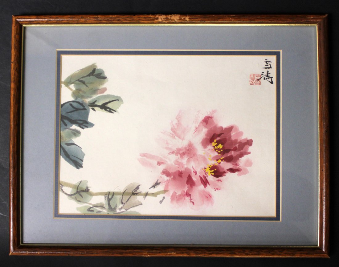 WANG XUE TAO, A CHINESE INK AND COLOR PAINTING ON (1 of 4)