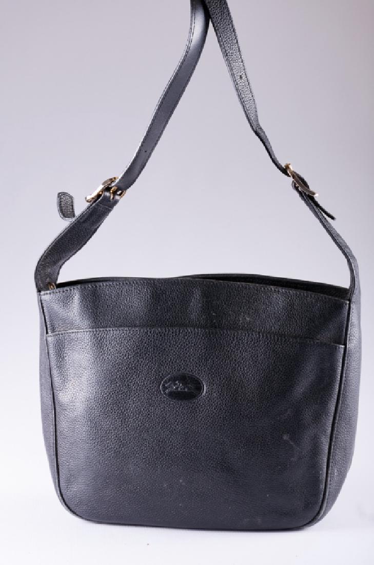 vintage longchamp leather bag