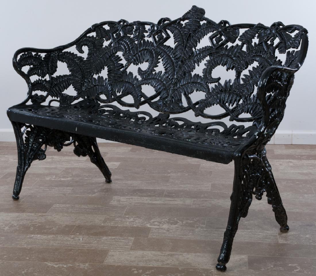 Cast Metal Garden Settee