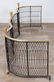 Federal Style Brass and Wire Fireplace Fender - 2