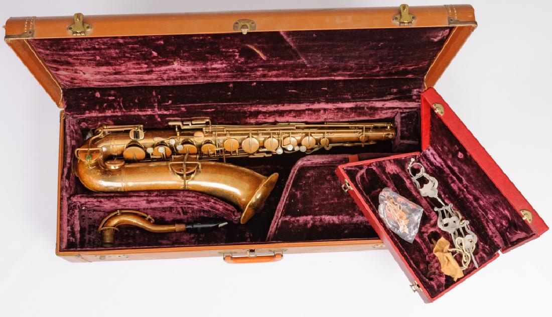 "The Buescher" True Tone Low Pitch Tenor Saxophone